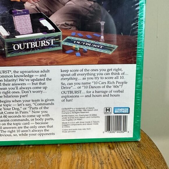 1994 Outburst Parker Brothers Board Game -‎ NWB/ SEALED - Picture 5 of 6